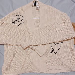 Cream cardigan
